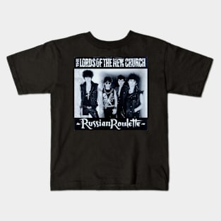 Russian Roulette 1982 Punk New Wave Throwback Kids T-Shirt